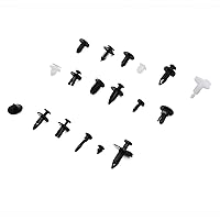 Vista 4 de Clips de retención de nailon, 415 piezas, 18 tamaños, plástico para automóvil, SUV, falda lateral, rejilla, muebles, puerta, panel de parachoques