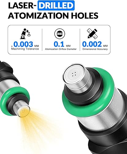 Miniatura 7 de Inyectores de combustible mejorados para 3.7L Se ajusta a: -Jeep Grand Cherokee 2005-2010 Liberty 2004-2011, Para: -Dodge Dakota 2004-2010 Durango
