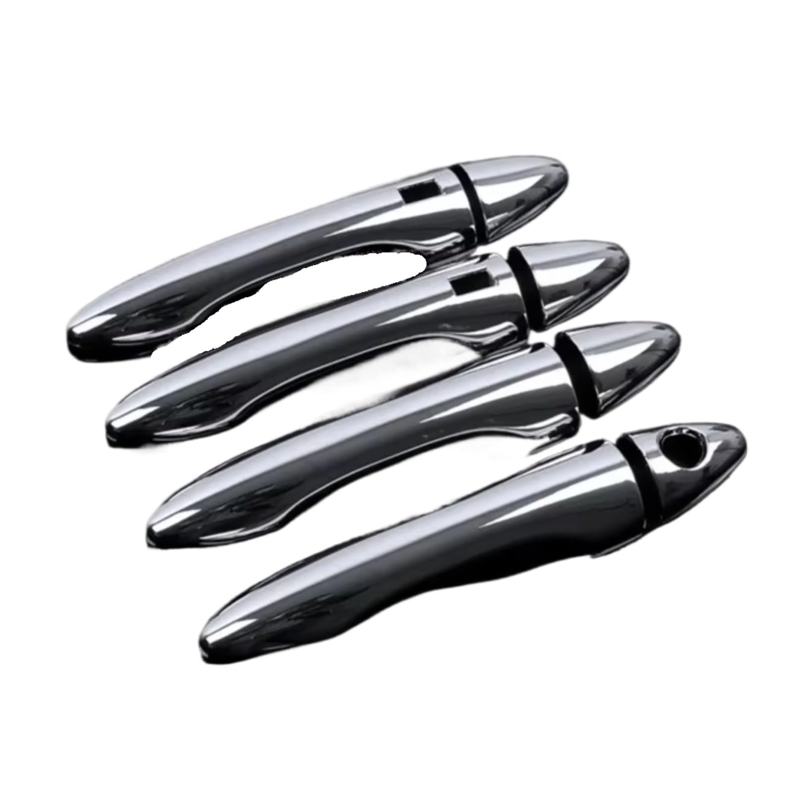 JJRFVBGT Door Handle Trim Compatible with Hyundai for IX35 for Tucson 2009 2010 2011 2012 2013 2014 ABS Chrome Accessories Bowl Car Door Handle Cover