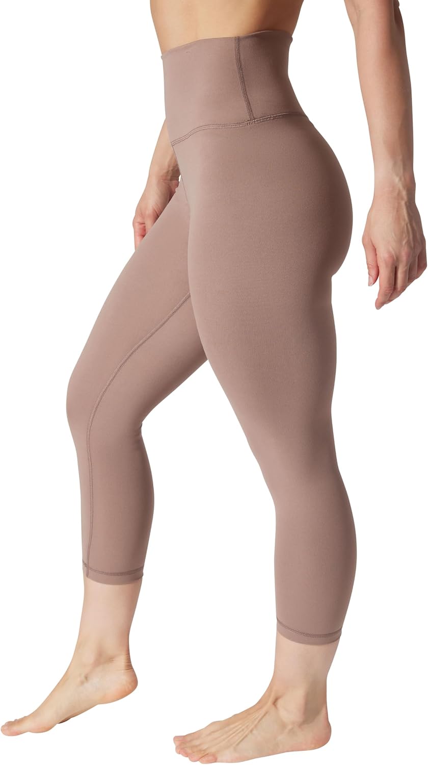 Yogalicious High Waist Buttery Soft Lightweight Capri Leggings High Rise Workout Yoga Pants for Women
