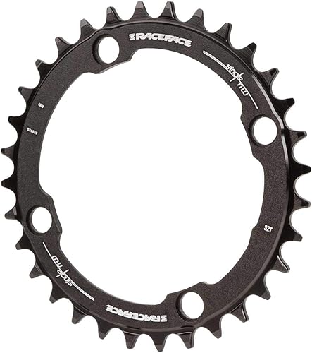 Vista 6 de Plato Race Face Single Estrecho Ancho Rojo