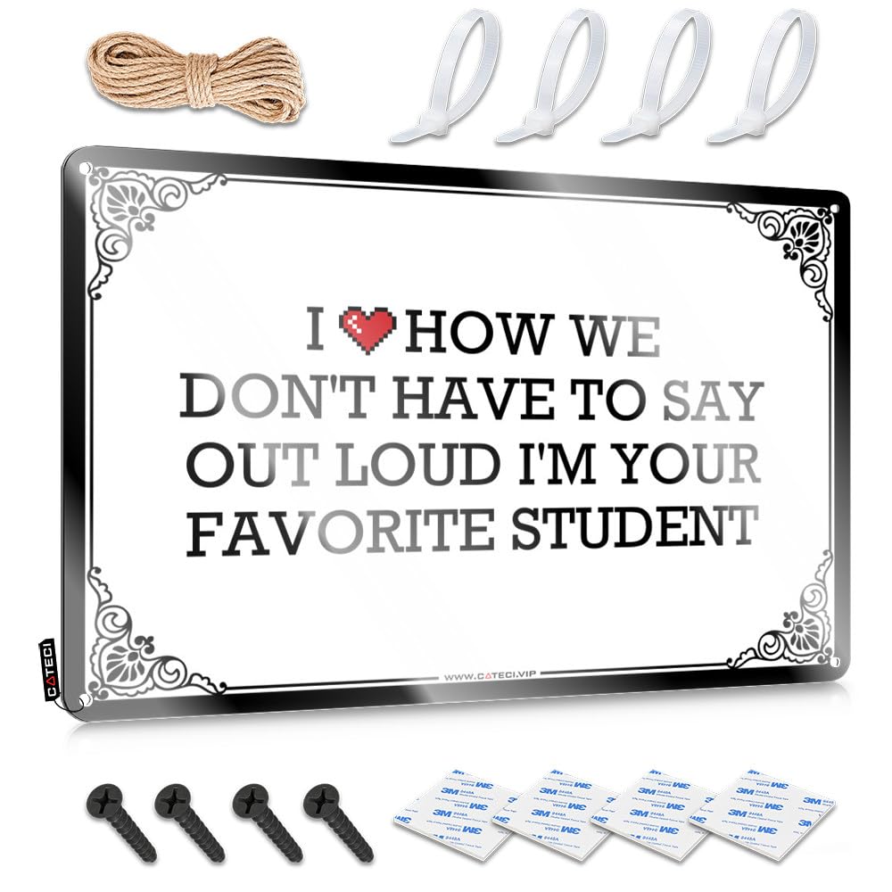 Vintage Wall Art Girls Ranch Novelty Haves I Love How We Don't Have To Say Out Loud I'm Your Favorite Student - Easy To Hang Art(30X40CM)