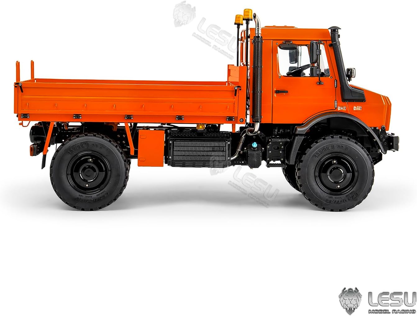 RTR LESU U4023 Mt44023 1/14 Metal RC Off Road Car ATV Light Truck Model Light Sound Wheel Reduction Axle Lock Flysky Radio Hobby Grade Model for Ages 14+