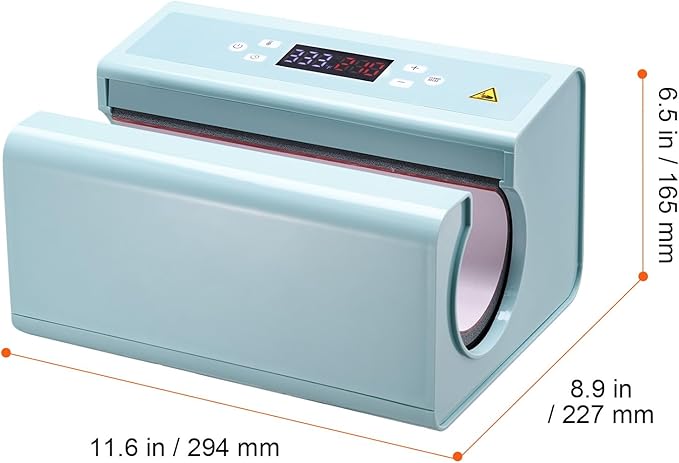 Termofijadora Automática Happybuy F300S para Tazas y Tumblers, Azul miniatura 8