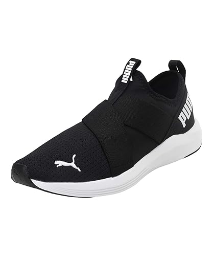 Puma Womens Prowl Slip-on Shine Wn'sCross Trainer - 5.5 - Black/White