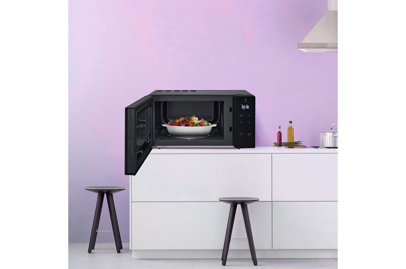 LG MH7032JAS Microondas Con Grill 30L 900W Negro