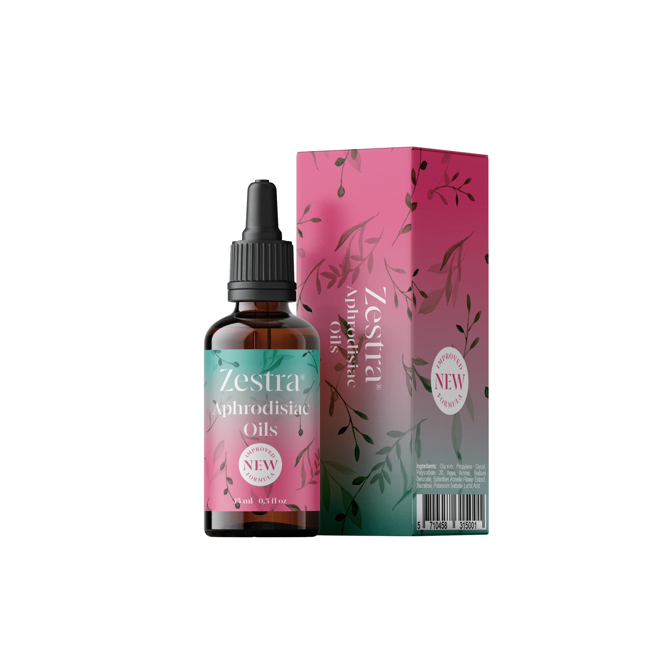 Zestra Aphrodisiac for Women Essential Blends - Natural Aphrodisiacs Drops for Women