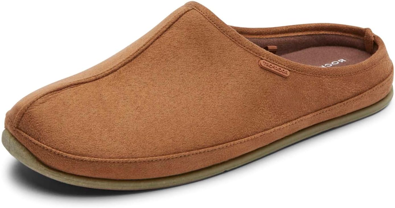 Rockport Men's Warwick Clog Mule, Chestnut, 10