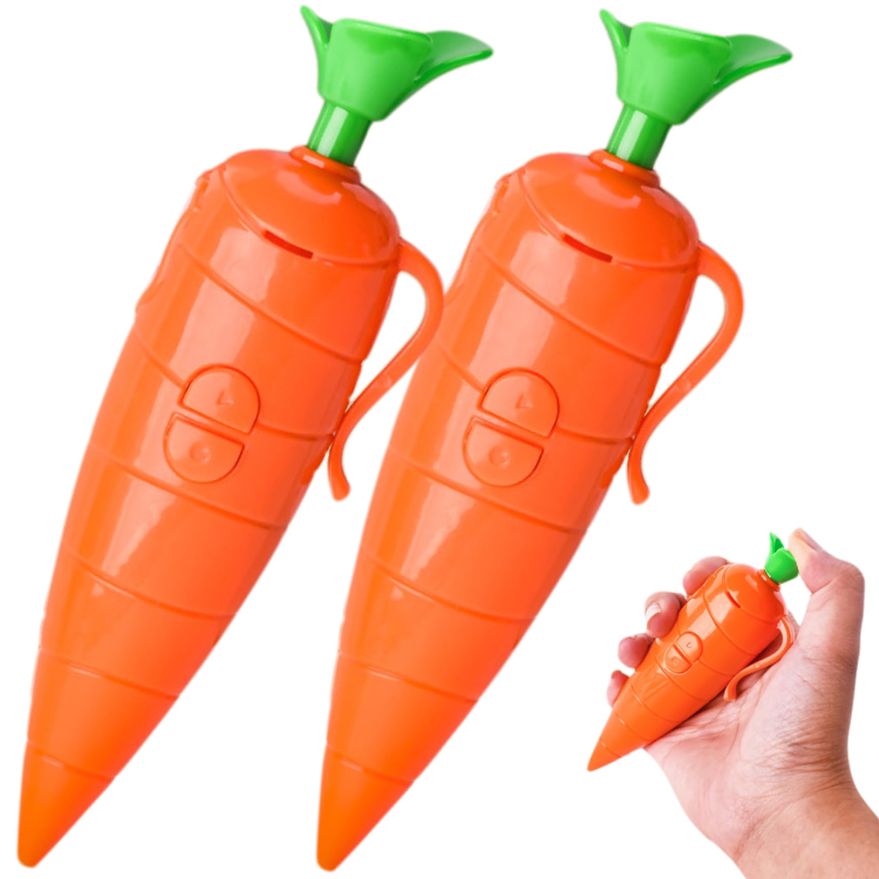 2Pcs Carrot Pen, Cute 60-Second Voice Recorder for Kids, Smooth-Writing Ballpoint Pen - Fun & Creative for Kids, Students, Teachers, Decoraciones de invierno