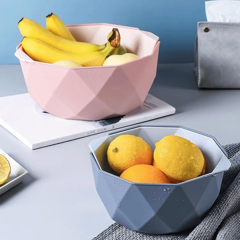 フルーツプレート ストレーナー付きフルーツプレート ダブル装飾プレート 家庭用食器洗い機 スナックプレート キャンディプレート フル