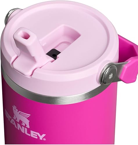 Miniatura 97 de Stanley - Vaso con popote plegable IceFlow con asa de 30 onzas Tapa de giro y popote abatible Botella de agua resistente a fugas Acero