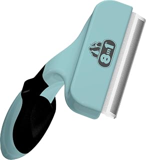 8in1 Coat DeShedder L - undercoat brush for large dogs, suitable for short hair and long hair dog brush to remove undercoat
