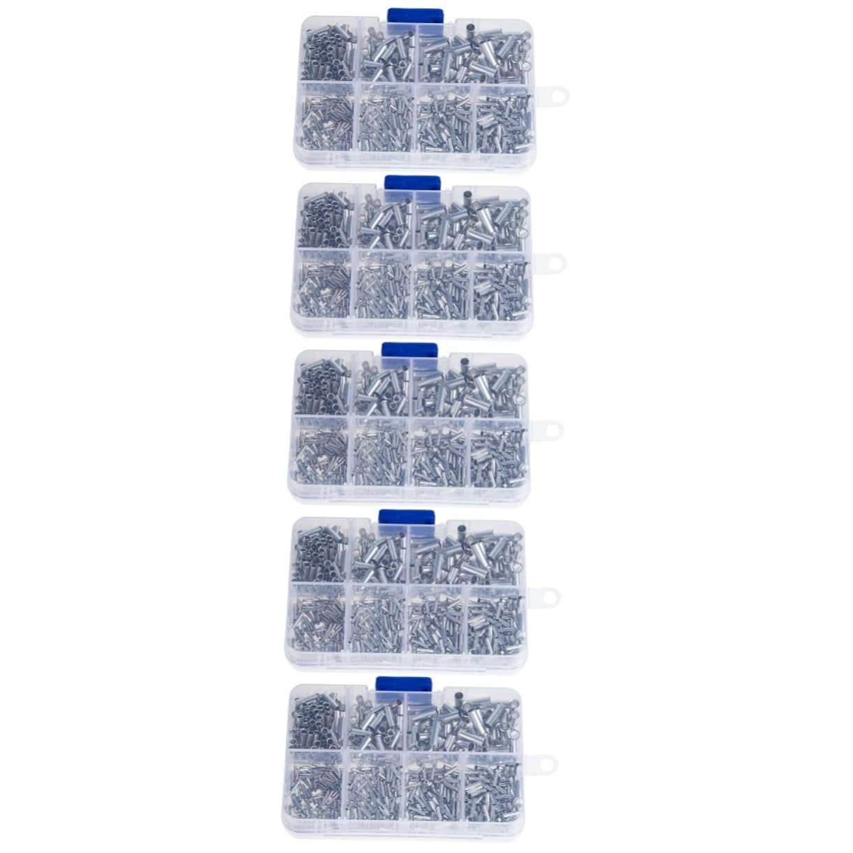SOLUSTRE 3000stücke Kabelschuhe Sortiment Unisolierte Quetschverbinder Für Elektrische Kabel Crimping Kit Kabelorganisation Und Sicheren Verbindungen