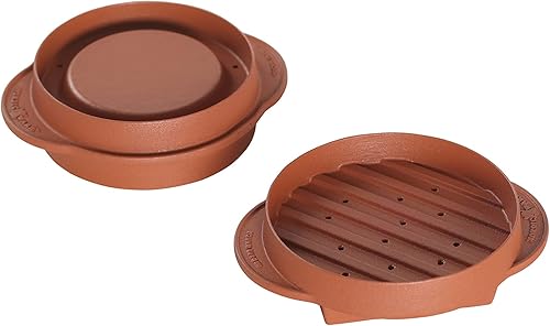 Nordic Ware Hamburguesa rellena para interiores y exteriores 365 y prensa de hamburguesas