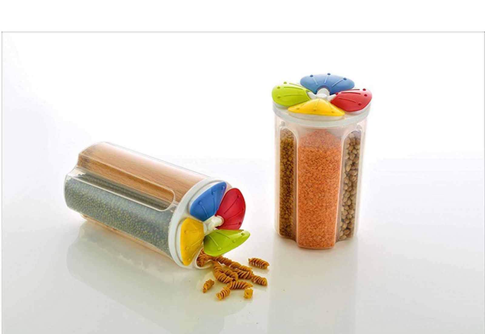 Heeva creation Plastic Storage Container - 2500 mg, 1 Pc, Multicolour