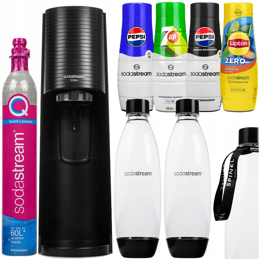 Sodastream ZESTAW SATURATOR ART BLUE 3 BUTELKI + NABÓJ + DODATKI