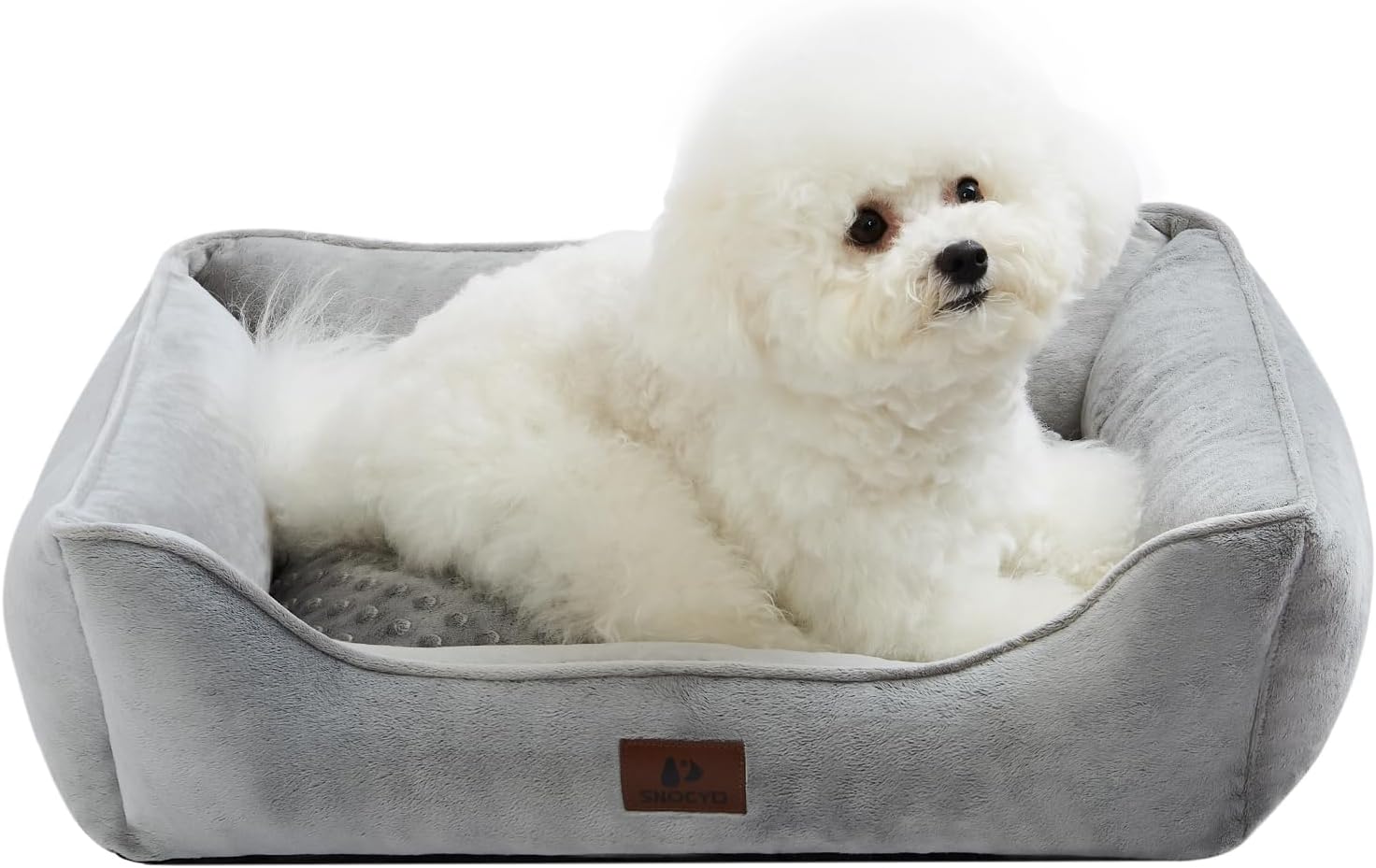 Cama para Perro y Gato Pequeño Almohadón Lavable Bordes Elevados