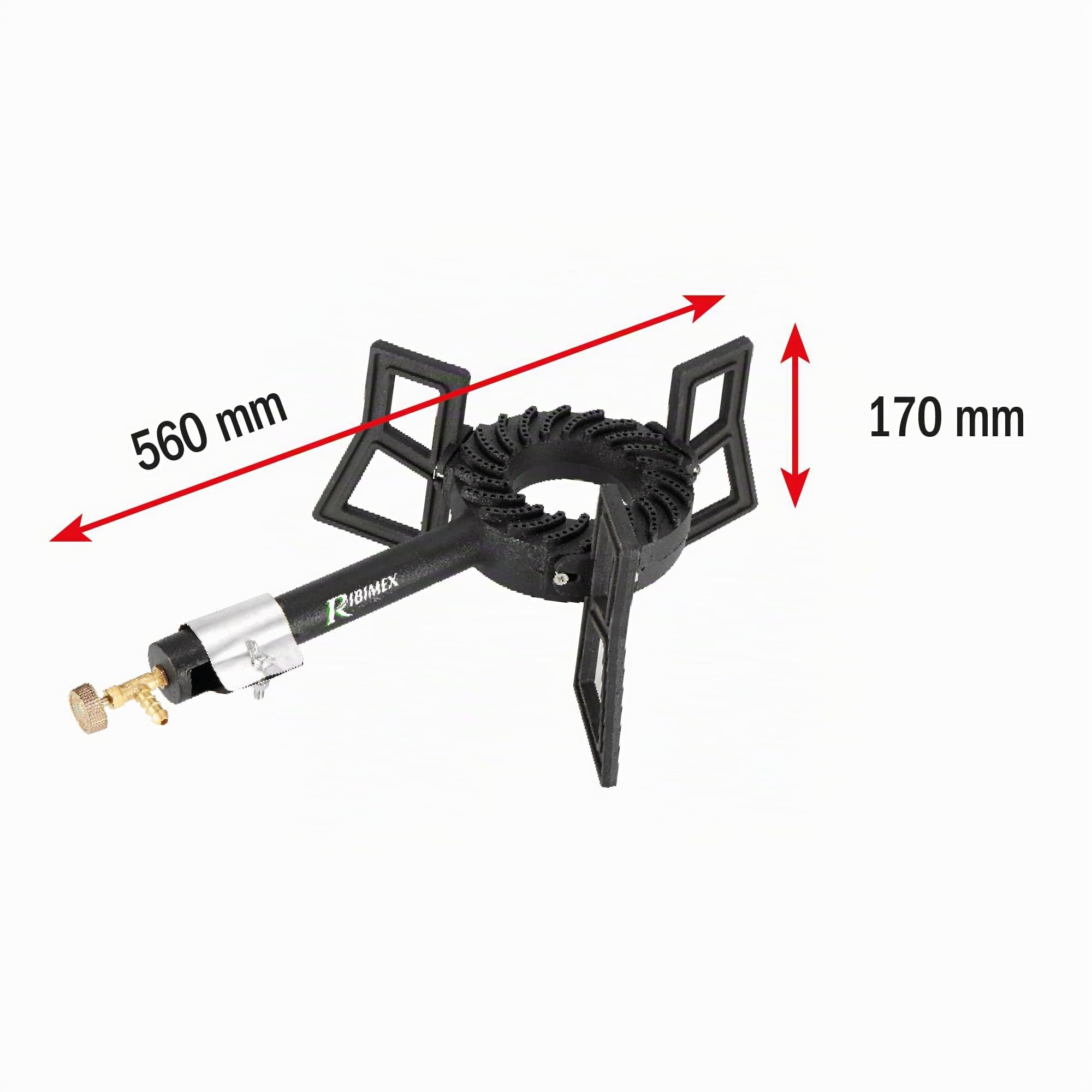 Réchaud À Gaz Tripatte En Fonte 8kw - PRF308