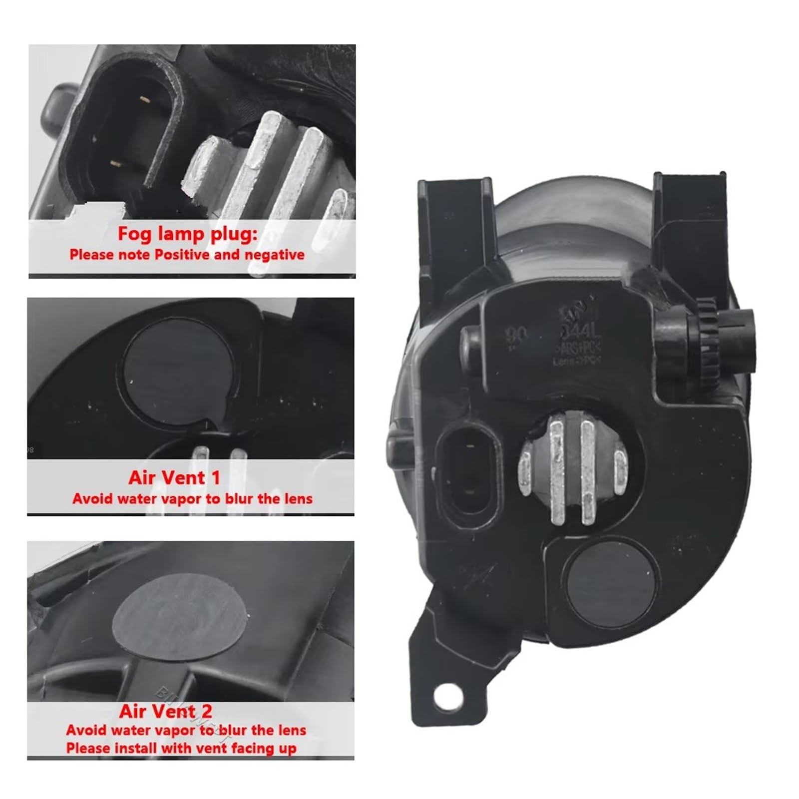 Genérico 2 Faros Antiniebla LED 30 W Para VW Para Tiguan (5N_) 2012-2016 Parachoques Delantero Coche Lámpara Canbus 9006 12 V Faros Antiniebla