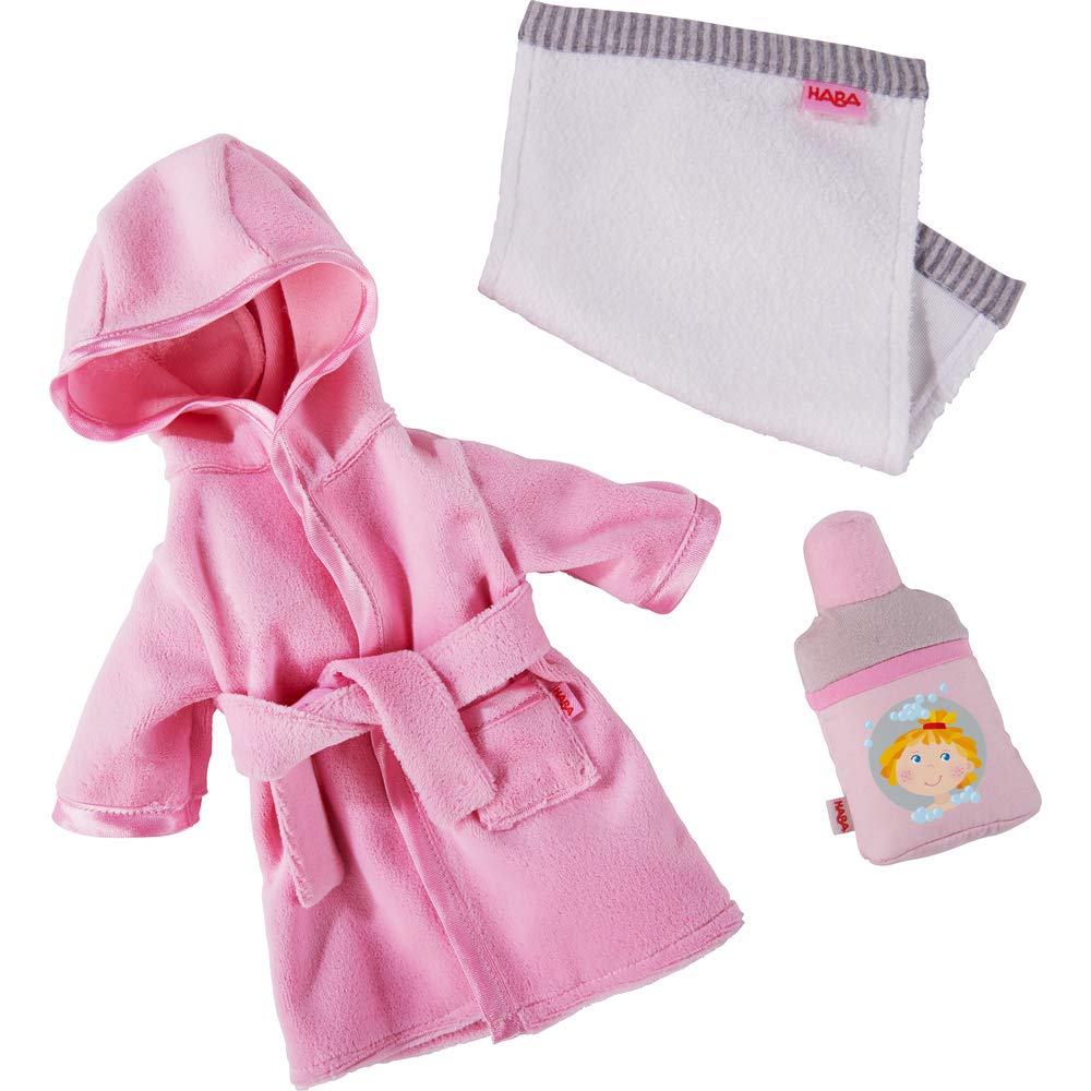 HABA Puppenkleiderset 'Frühlingszeit' – Für 32 Cm Puppen, Inkl. Kleid, Hose & T-Shirt, Ab 18 Monaten