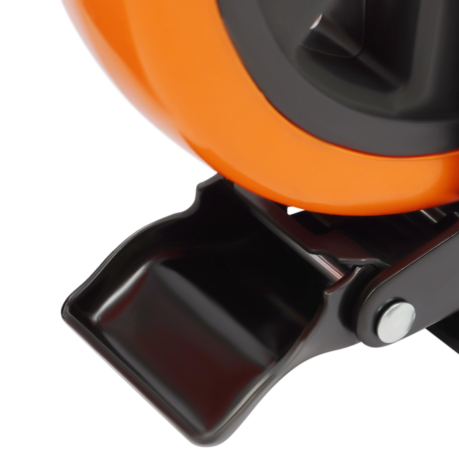 Schwerlastrollen mit Bremse 4er Set – 100 kg Tragkraft pro Rolle – PU Lenkrollen für Möbel, Transportwagen & Werkbänke – Inkl. Montagezubehör (125mm/152mm) (152mm)