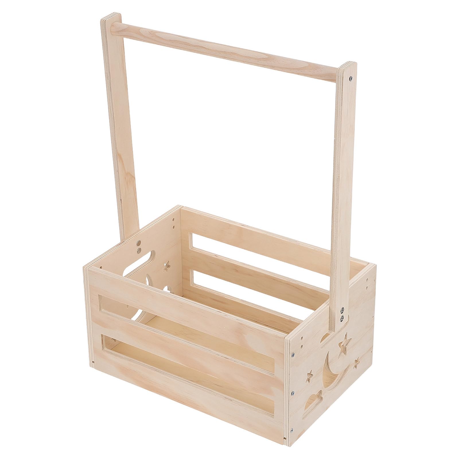 Meuble vêtements animaux en bois pour optimiser les petits espaces avec panier et tringle