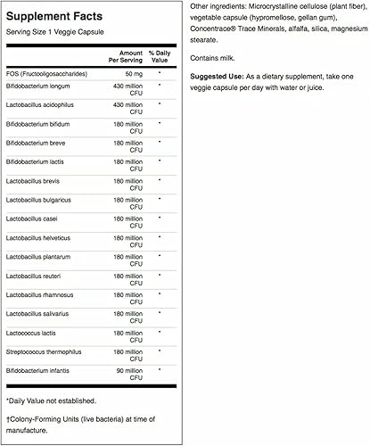 Miniatura 2 de Swanson Dr. Stephen Langer's Formula - Probiótico natural con FOS prebiótico - Suplemento de 16 cepas que promueve el apoyo digestivo con 3.2 mil