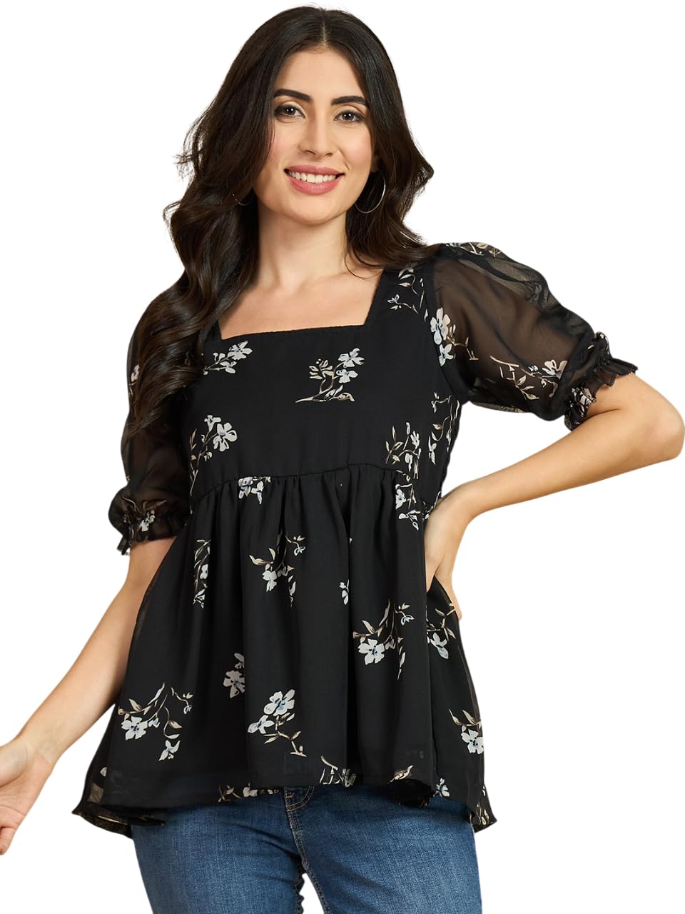Floral Printed Top-image-35