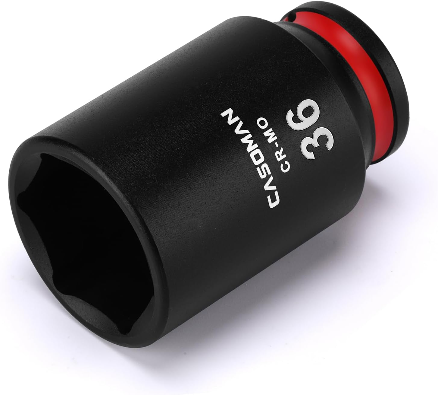 CASOMAN 1/2" Drive x 36mm Deep Impact Socket, 6-Point, Metric, CR-MO