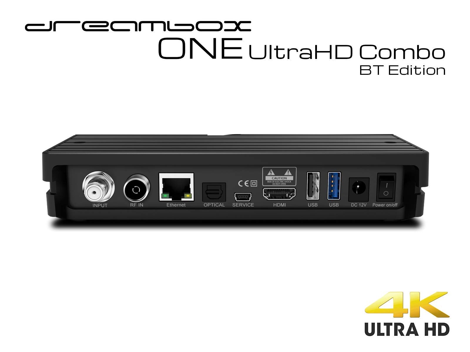 Dreambox One Combo Ultra HD BT 1x DVB-S2X MIS / 1xDVB-C/T2 Tuner 4K 2160p E2 Linux Dual WiFi H.265 HEVC