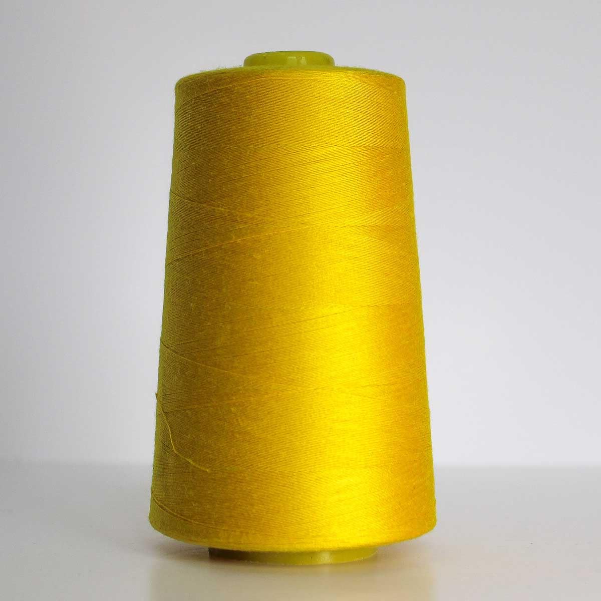 Marent Overlocking Sewing Machine Polyester Thread x Four 5000 Yards Cones White Black Natural Navy Red (Yellow)