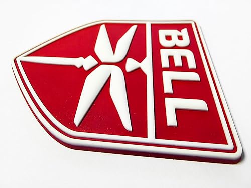 Miniatura 2 de Bell Parche de PVC que brilla en la oscuridad, con gancho y bucle, licencia oficial, 3 pulgadas