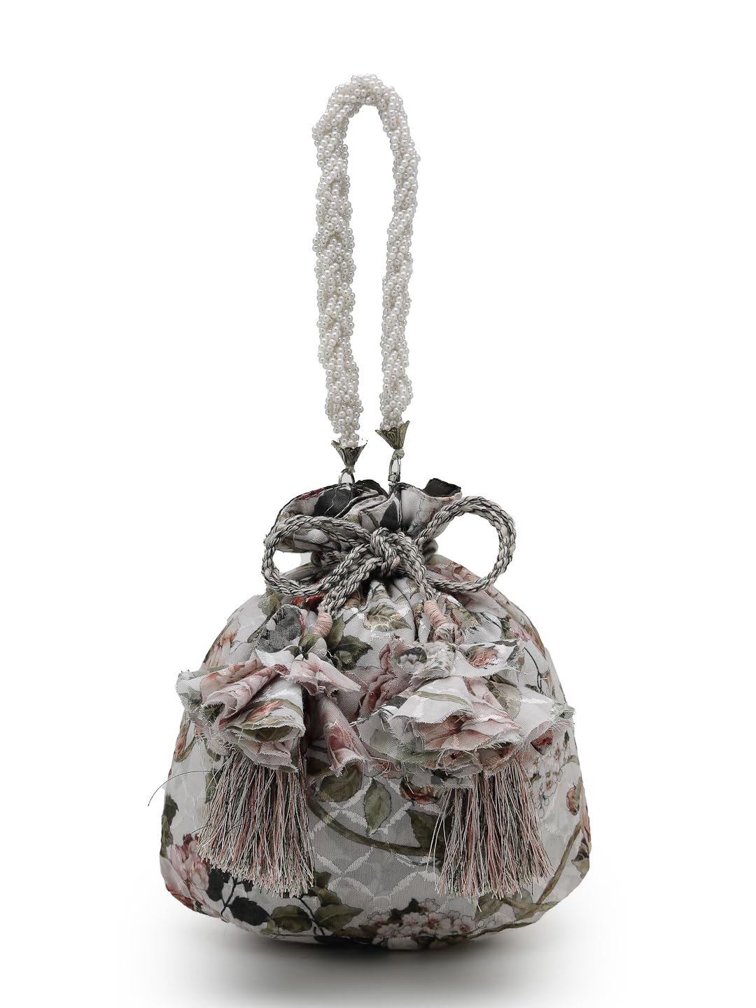 Jashn Edit Faux Silk Floral Printed Potli-image-33