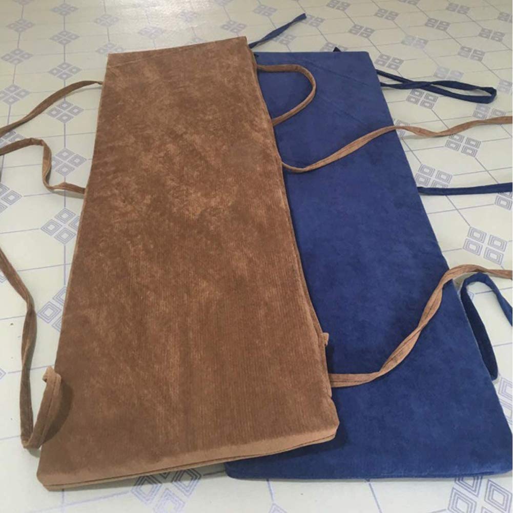 Cuscino Per Panca 5 Cm Morbido: 2/3 Posti Con Cinghie Antiscivolo, Federa Rimovibile E Lavabile, Per Interni/Esterni