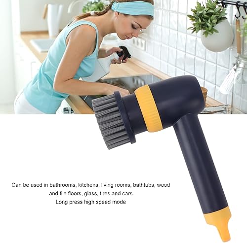 Miniatura 4 de TOPINCN Electric Power Cleaning Brush Brush Tile Brush 1200Mah Rotate Washing Scrubbing Household Brush Scrubby Brush Tool Brush Brush for Rotating