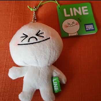 LINE ラインフレンズ ムーン ぬいぐるみ LINE ぬいぐるみ】ムーン 涙目/体育座り 未使用品 ライン