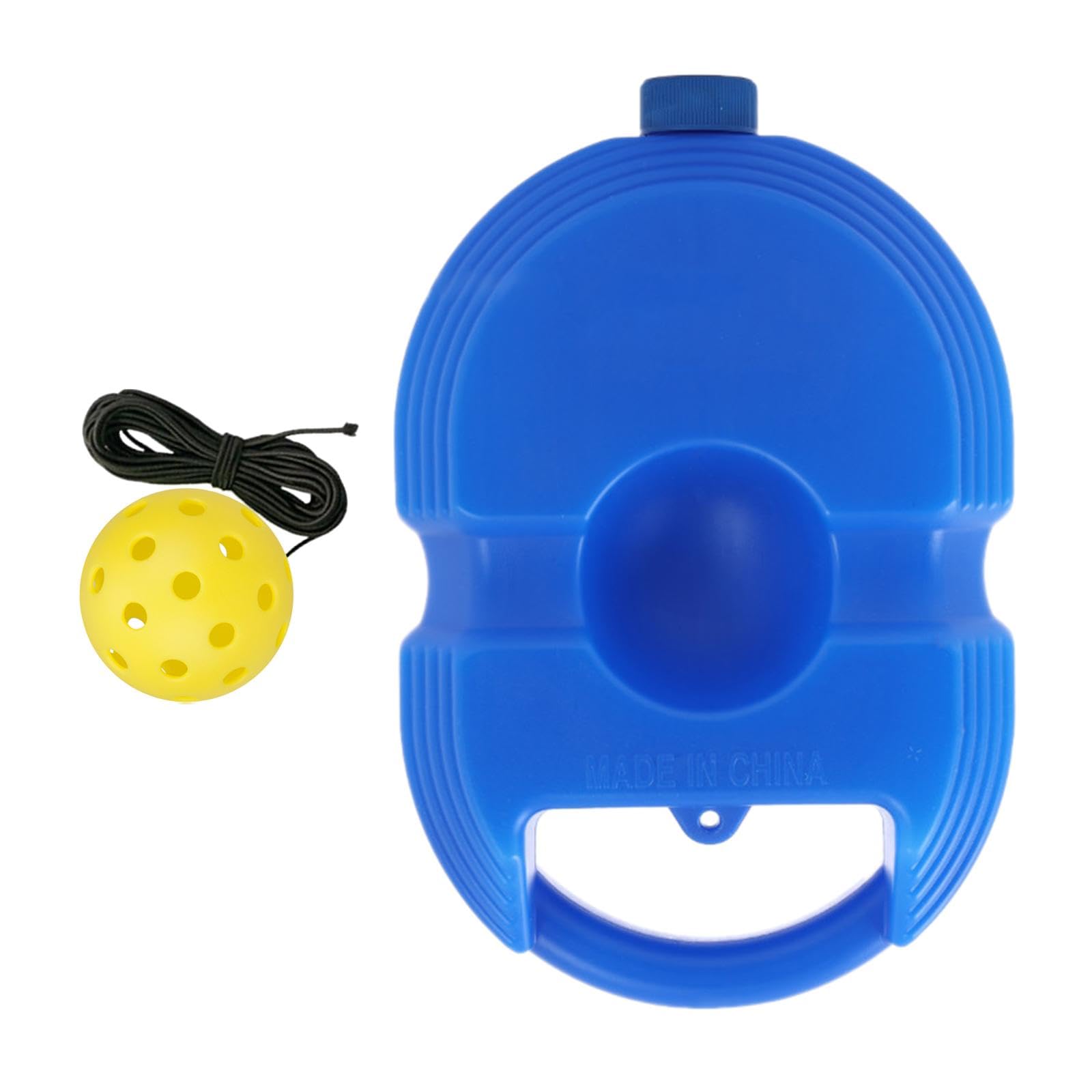 Pickleball Trainer - Battiscopa portatile con palla da pickleball, colore: blu