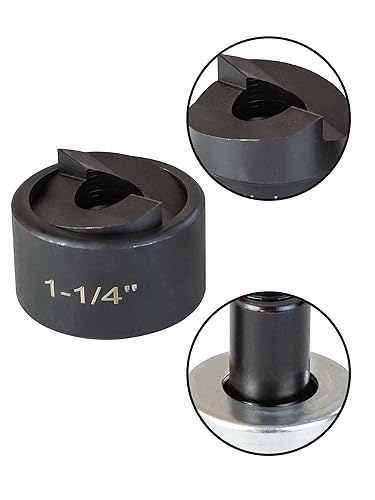 Miniatura 8 de Unidad perforadora de conducto de 12 pulgada con perno de extracción manual, tamaño real de orificio de 0.89 pulgadas, uso versátil y capacidad de