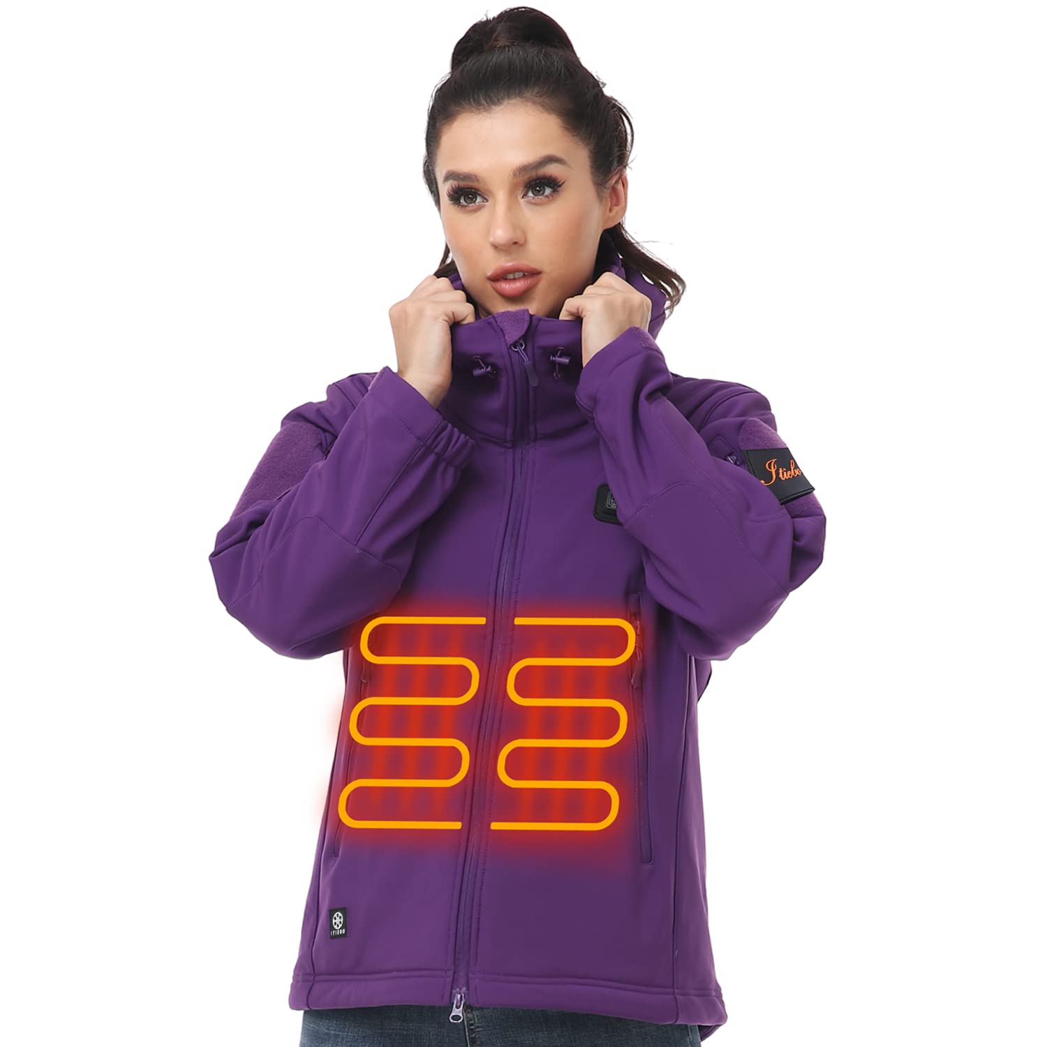 Buy ITIEBO Heated Hooded Jacket with 