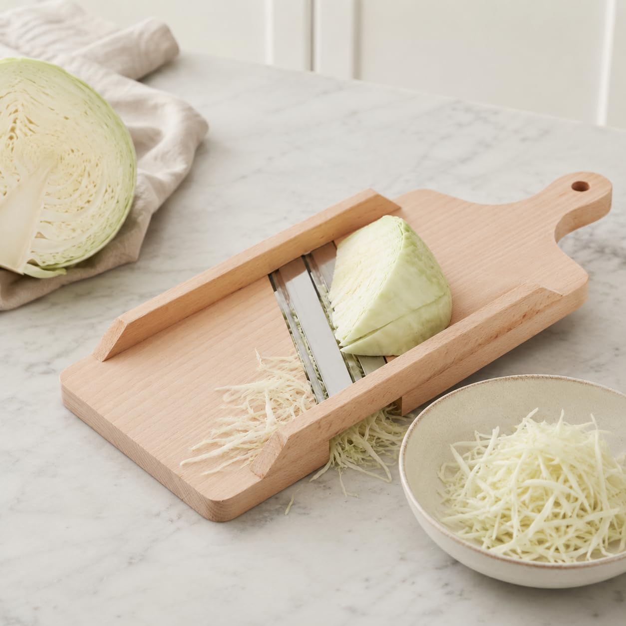 Hofmeister Holzwaren – Rallador (cuadrado, 2 cuchillas, pack de 1 unidad