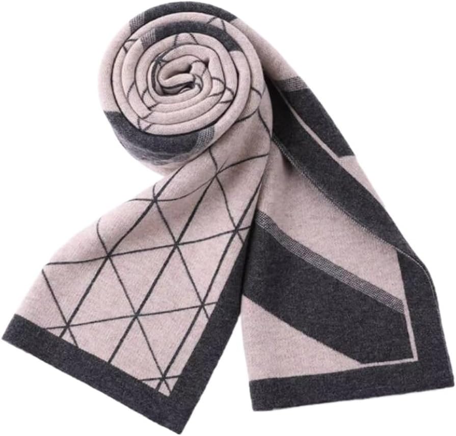 Gift Giving Business Wool Scarf For Men, Versatile In Winter, Autumn And, Thickened Warm