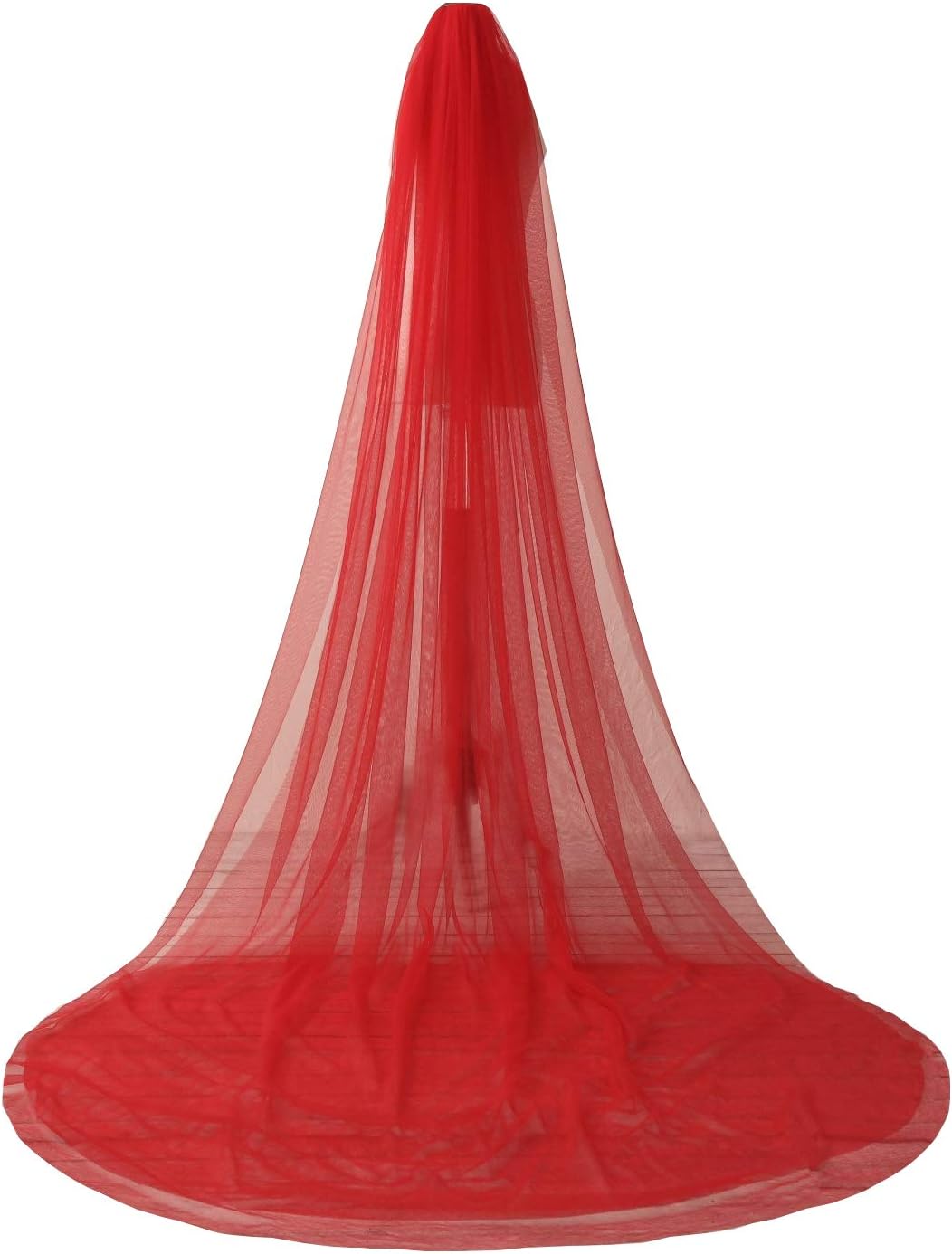 EllieHouse Womens 2 Tier Cathedral Wedding Bridal Veil With Metal Comb