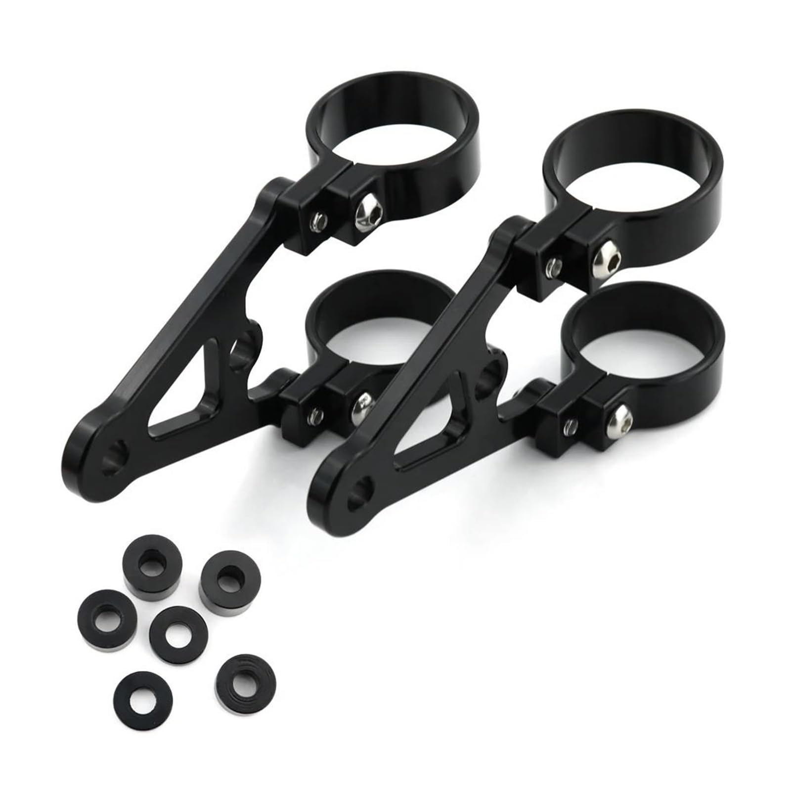 Per YAM&AHA FZ-09 MT-09 XSR900 MT-07 FZ07 XSR700 E Per Du&cati Scrambler Sixty2 – Staffa Faro In Alluminio Per Steli Forcella Anteriore Da 41mm