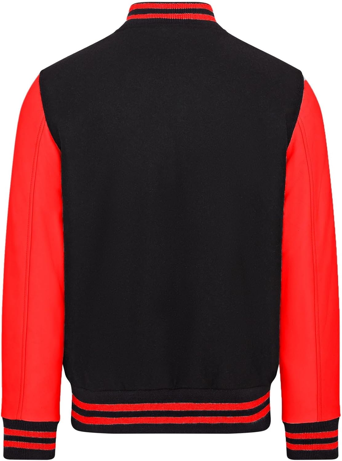 Letterman Baseball Wool Leather Varsity Bomber Jacket