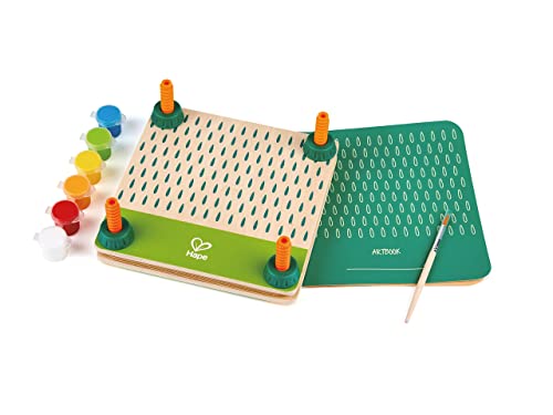 Hape Nature Fun Kunst-Set Blumenpresse aus Bambus und pflanzlichem Kunststoff, Entdeckerspielzeug, ab 5 Jahre