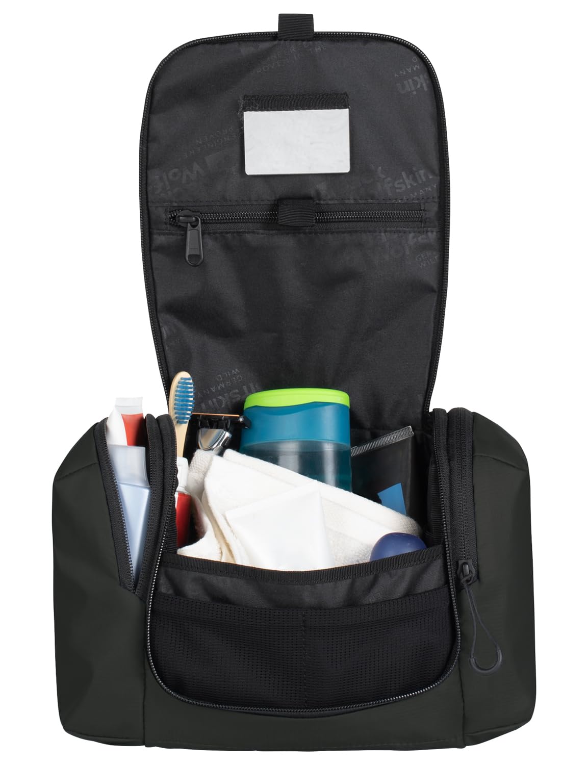 WANDERMOOD WASHBAG, granit czarny, Handgepäck, do zastosowania na zewnątrz