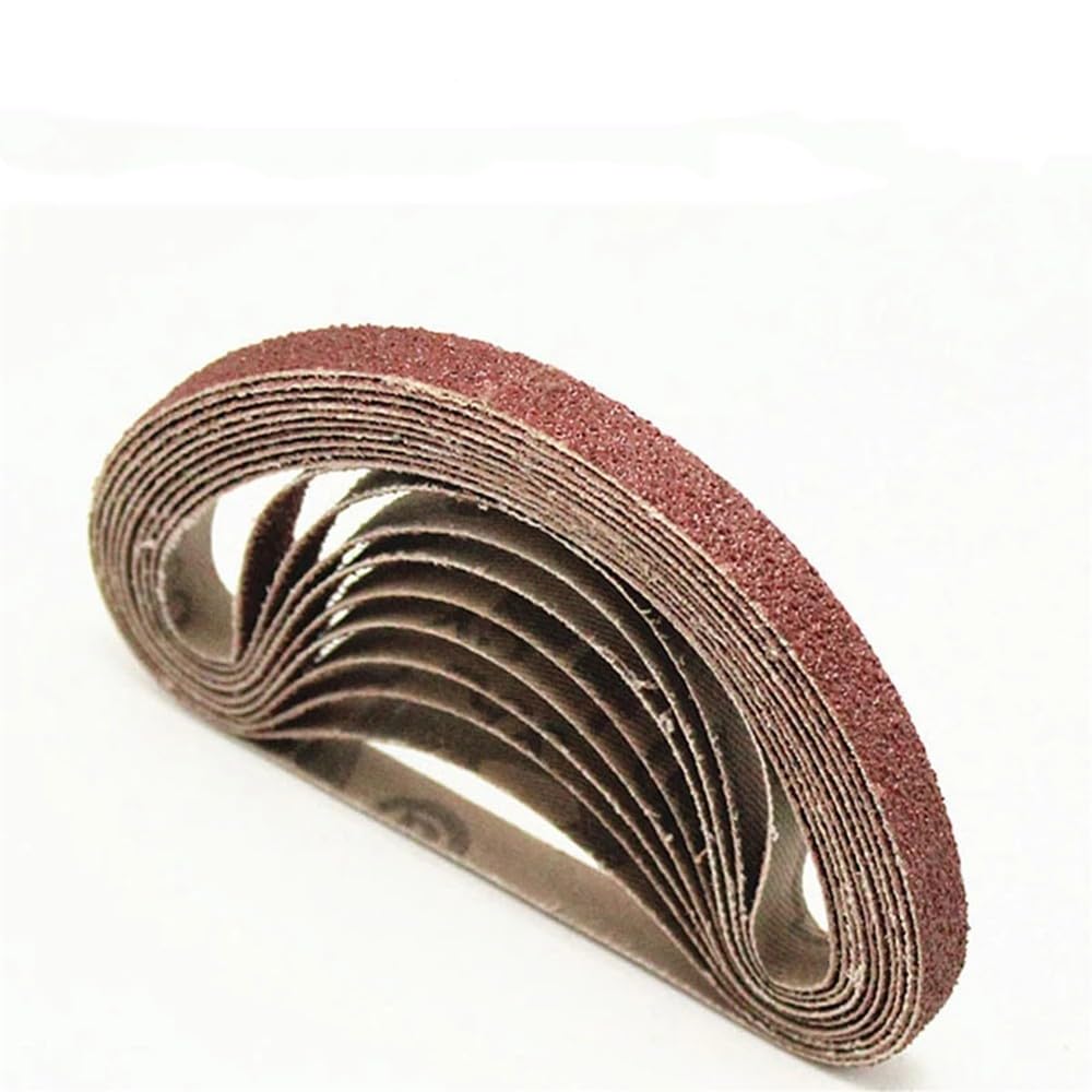50 sztuk pasów szlifierskich 13x457 mm Pasy szlifierskie do polerowania Narzędzie ścierne do obróbki drewna Szlifowanie okrągłe Pasy szlifierskie, 320 grit, h