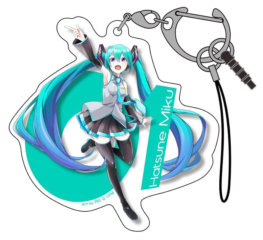 Amazon.co.jp: 初音ミク アクリルマルチキーホルダー 円G Ver