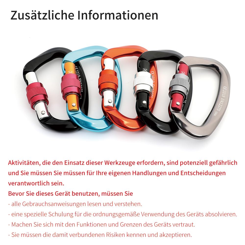 Sangle Escalade Polyamide 16mm - Certifiée UIAA & CE - 22 KN - Pour Alpinisme, Hamac, Secours