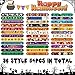 MEZHOBBY 54Pcs Halloween Slap Bracelets, Halloween Party Favors for Kids, Halloween Treat Toys for Girls Boys, Halloween Goodie Bags Gifts